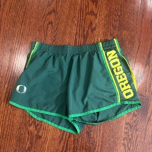 Nike Green Oregon Ducks Women's Athletic Shorts size medium